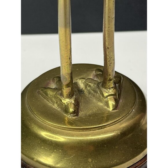 Brass Egret Crane Mid Century Modern 13.5 Inches tall MCM - Picture 10 of 16